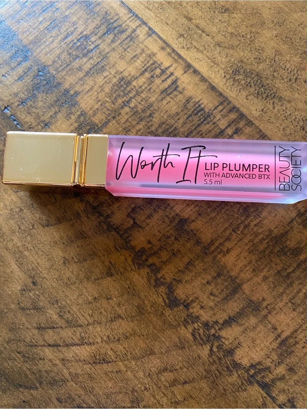 Beauty Society Worth It Lip Plumper - clear